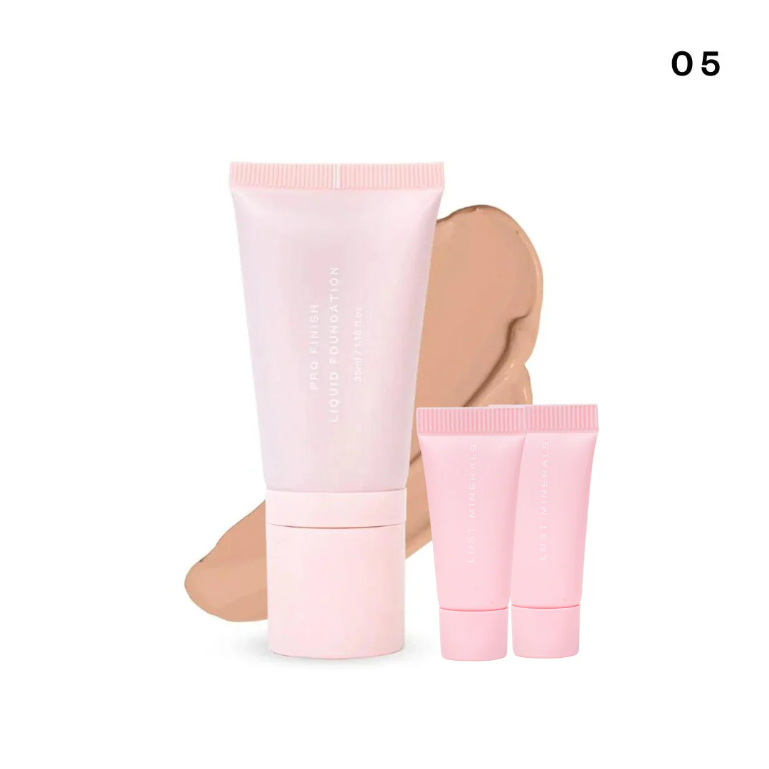 Pro Finish Liquid Foundation + Free Sample Pack - Image 15